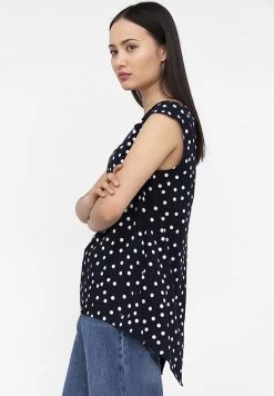 Finn Flare Damen MIT KNOPFVERSCHLUSS AM RÜCKEN - Bluse - Cosmic Blue -Finn Flare Verkaufsladen 55c4a4b915d34a199b20d30e08d46c6b