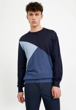 Finn Flare Herren Strickpullover - Dark Blue