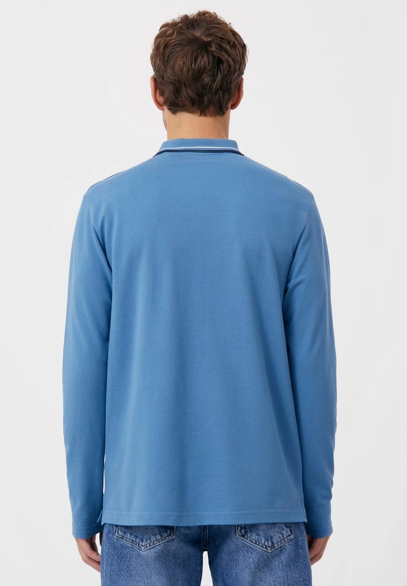 Finn Flare Herren Poloshirt - Light Blue 5 Finn Flare Herren Poloshirt - Light Blue – Bild 3