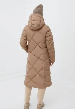 Finn Flare Damen Daunenmantel - Dark Beige -Finn Flare Verkaufsladen 56b4d7d29fd34e8798808d6eb5bac844