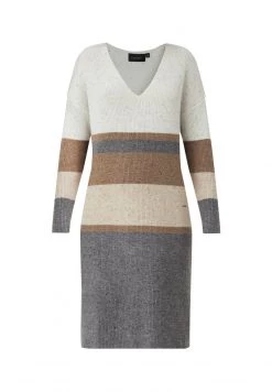 Finn Flare Damen Strickkleid - Grey-blue -Finn Flare Verkaufsladen 56e05b1692394513978a955b39debafd