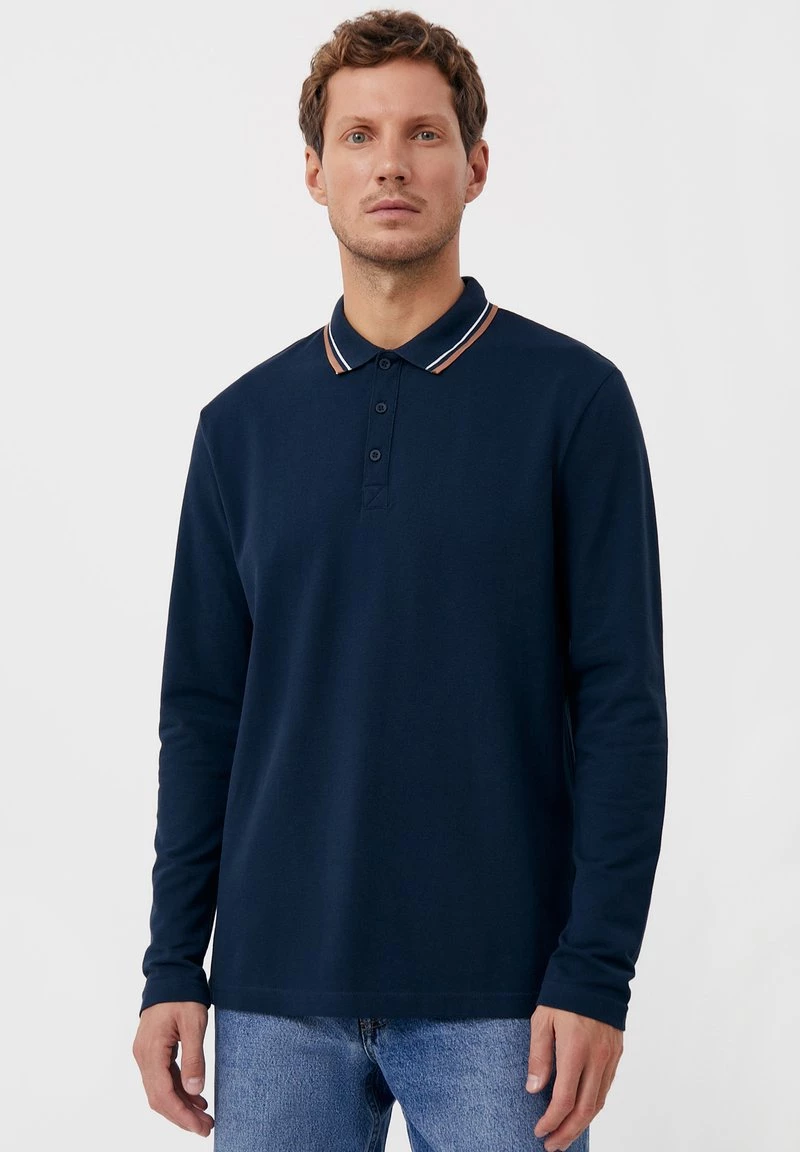 Finn Flare Herren Poloshirt - Dark Blue 3 Finn Flare Herren Poloshirt - Dark Blue