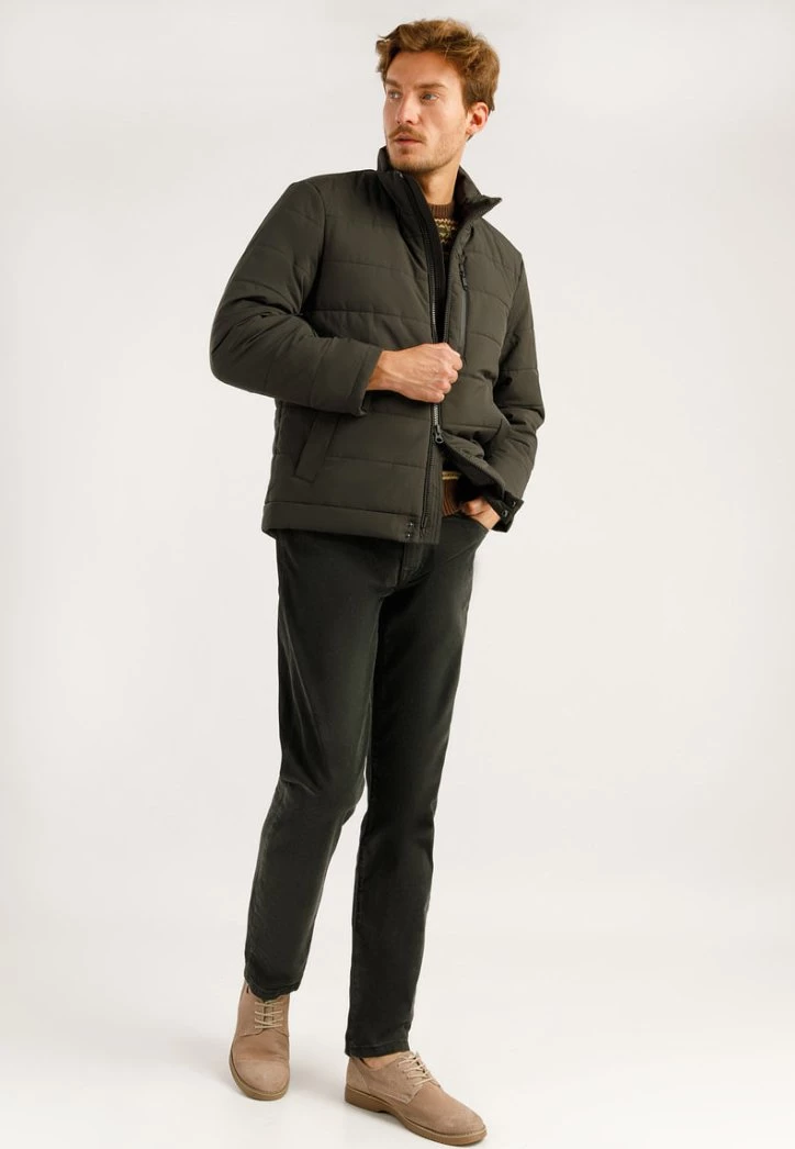 Finn Flare Herren IM MODERNEN LOOK - Winterjacke - Dark Green 4 Finn Flare Herren IM MODERNEN LOOK - Winterjacke - Dark Green – Bild 2