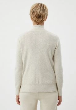 Finn Flare Damen LANGARM - Strickpullover - Beige -Finn Flare Verkaufsladen 58b96cdecf74466fba4f6be41ed75cd4