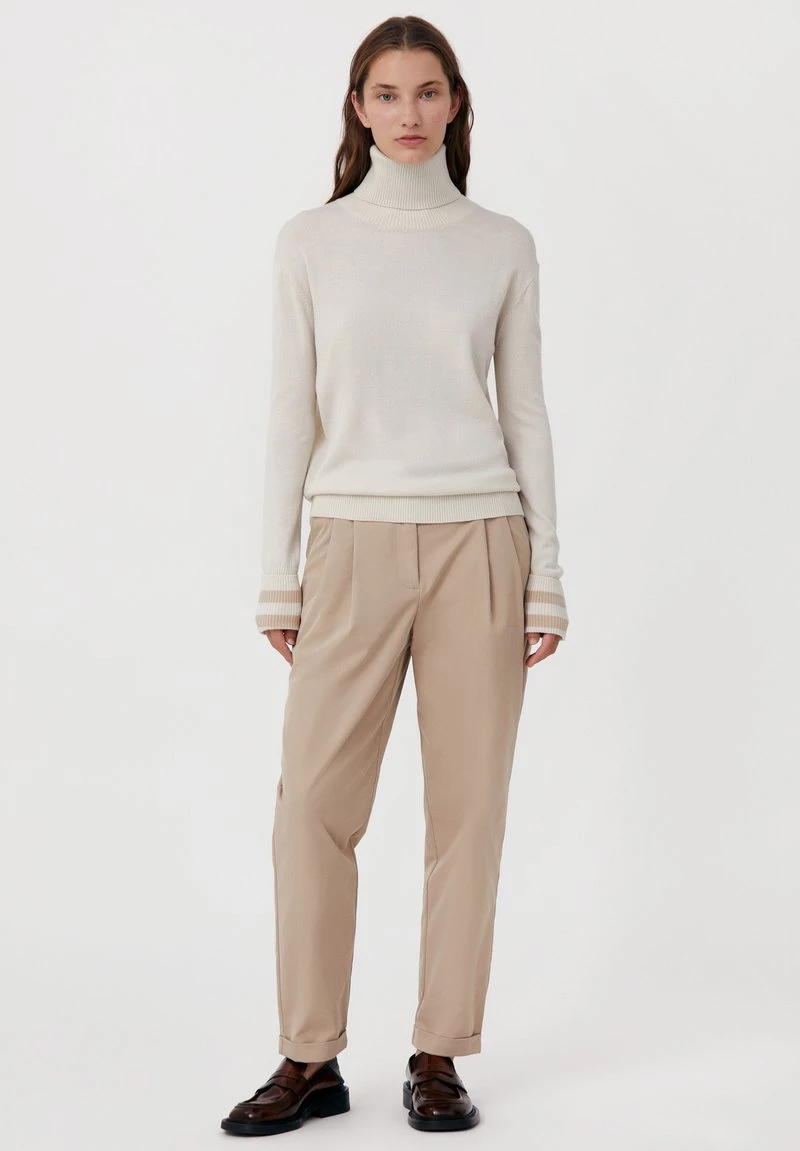 Finn Flare Damen ROLLKRAGEN - Strickpullover - Beige 4 Finn Flare Damen ROLLKRAGEN - Strickpullover - Beige – Bild 2