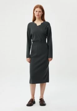 Finn Flare Damen Strickkleid - Dark Grey