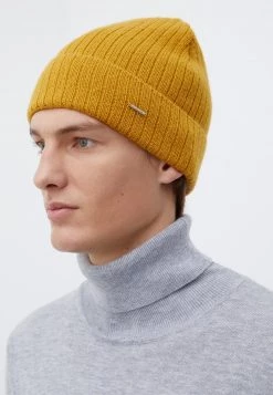 Finn Flare Herren Mütze - Mustard -Finn Flare Verkaufsladen 59fe0d97c0d142acaca4951840648a7d