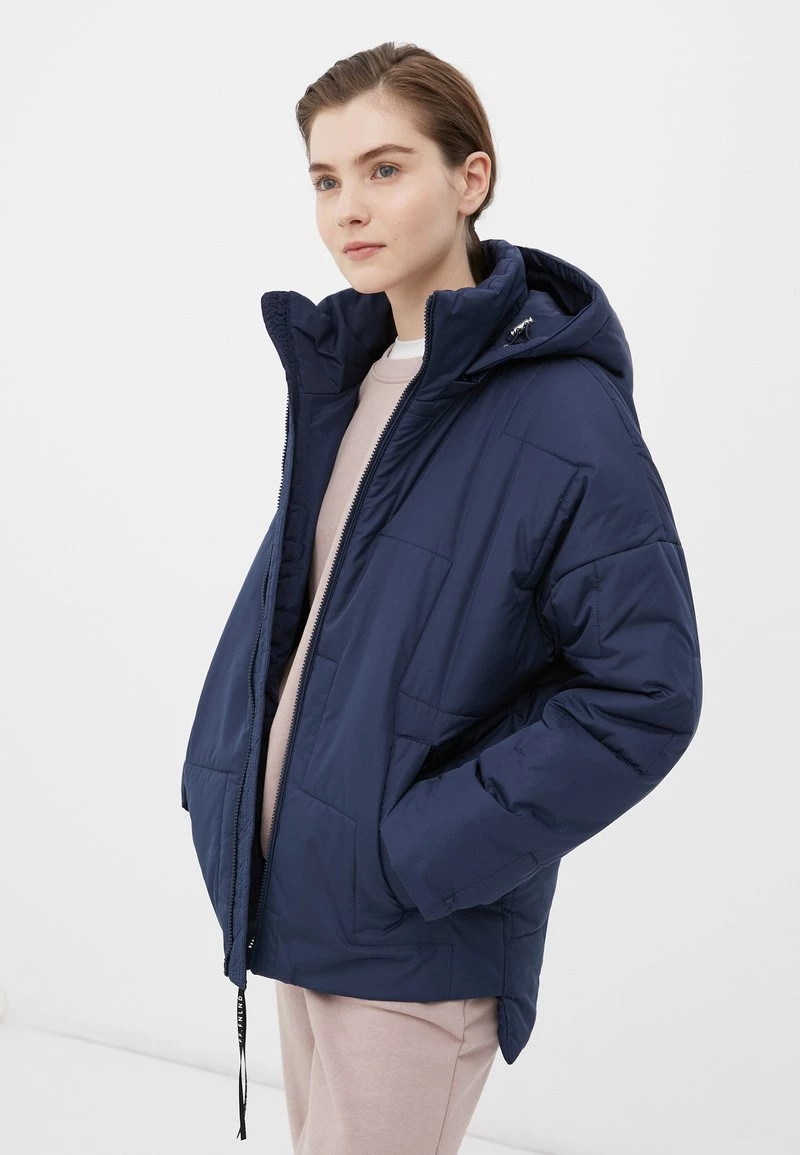 Finn Flare Damen Winterjacke - Dark Blue 8 Finn Flare Damen Winterjacke - Dark Blue – Bild 6