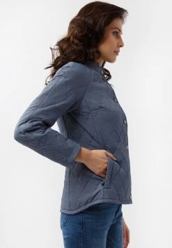 Finn Flare Damen FEINEM STEHKRAGEN - Übergangsjacke - Blue -Finn Flare Verkaufsladen 5aea6582ef674b5d835d360705c720ad