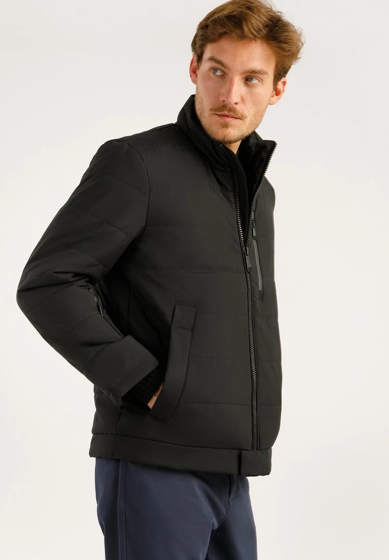 Finn Flare Herren IM MODERNEN LOOK - Winterjacke - Black 6 Finn Flare Herren IM MODERNEN LOOK - Winterjacke - Black – Bild 4
