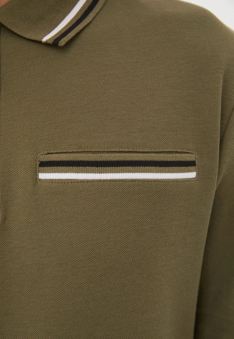 Finn Flare Herren Poloshirt - Dark Green 7 Finn Flare Herren Poloshirt - Dark Green – Bild 5