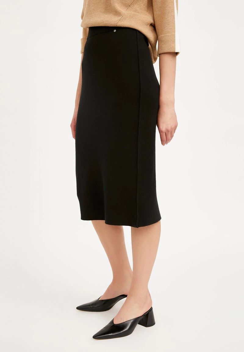 Finn Flare Damen Bleistiftrock - Black 6 Finn Flare Damen Bleistiftrock - Black – Bild 4