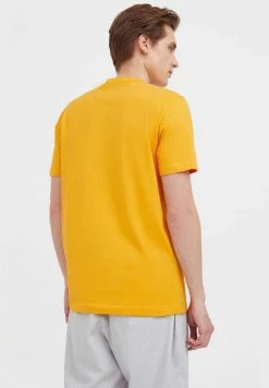 Finn Flare Herren T-Shirt Basic - Yellow -Finn Flare Verkaufsladen 5c11ea65aa7d4897bee65fb12fdf94a1