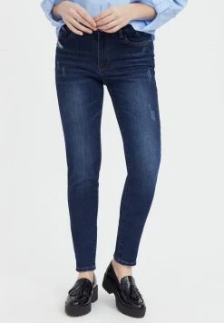 Finn Flare Damen Jeans Slim Fit - Dark Blue