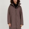 Finn Flare Damen Wintermantel - Brown -Finn Flare Verkaufsladen 5c177321015b40218ff298298bfa6d38
