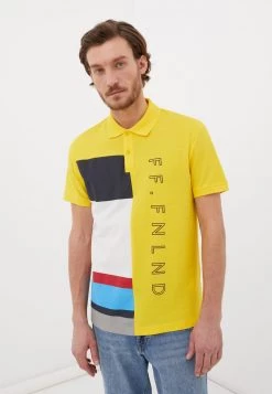 Finn Flare Poloshirt - Yellow | Herren