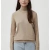 Finn Flare Damen Strickpullover - Beige -Finn Flare Verkaufsladen 5d479a23e05747568da9f17952e4a34d