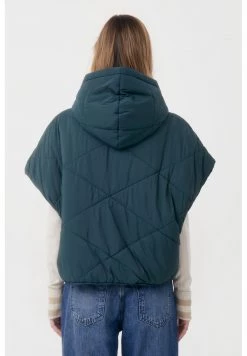 Finn Flare Damen Weste - Dark Green -Finn Flare Verkaufsladen 5e5d10cfafd244248b375cddb2912a93