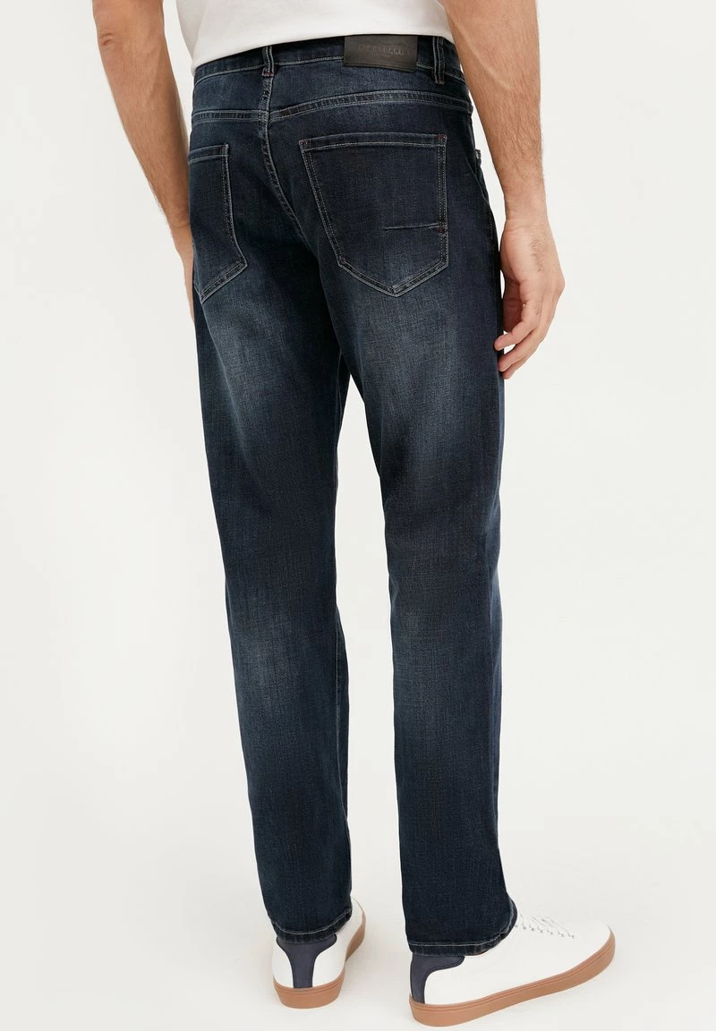 Finn Flare Herren Jeans Straight Leg - Dark Blue 5 Finn Flare Herren Jeans Straight Leg - Dark Blue – Bild 3