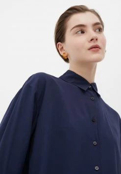 Finn Flare Damen Hemdbluse - Dark Blue