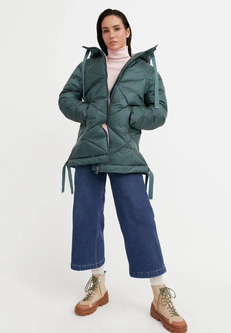 Finn Flare Wintermantel - Dark Green | Damen 4 Finn Flare Wintermantel - Dark Green | Damen – Bild 2