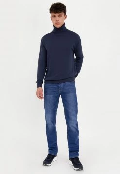 Finn Flare Jeans Straight Leg - Blue | Herren