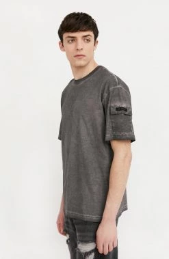 Finn Flare T-Shirt Print - Dark Grey | Herren -Finn Flare Verkaufsladen 60560d8d99704f9a8cca4ca847bd58e6