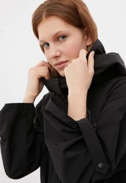 Finn Flare Damen Kurzmantel - Black -Finn Flare Verkaufsladen 6062609b399a4570af968cac4f472624