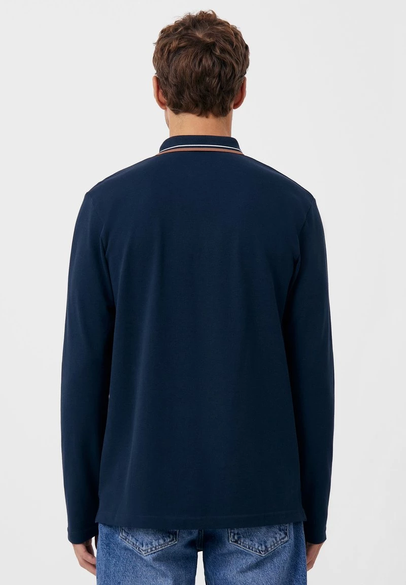 Finn Flare Herren Poloshirt - Dark Blue 5 Finn Flare Herren Poloshirt - Dark Blue – Bild 3