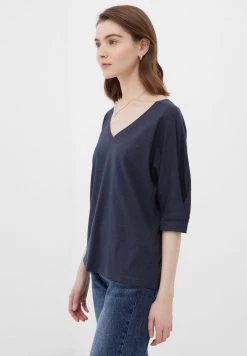 Finn Flare Damen T-Shirt Basic - Dark Blue