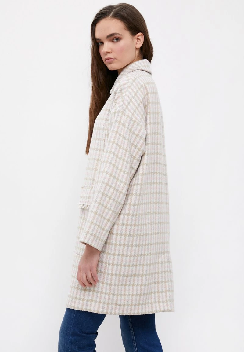 Finn Flare Damen Klassischer Mantel - Beige 6 Finn Flare Damen Klassischer Mantel - Beige – Bild 4