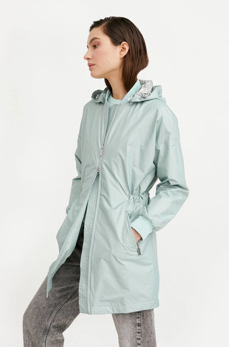 Finn Flare Damen Regenjacke / Wasserabweisende Jacke - Green 7 Finn Flare Damen Regenjacke / Wasserabweisende Jacke - Green – Bild 5