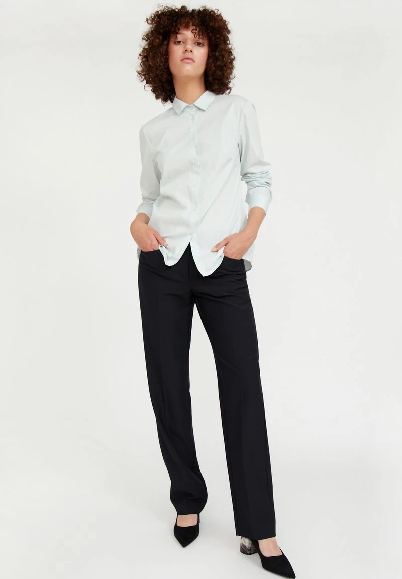 Finn Flare Damen Hemdbluse - Light Green 4 Finn Flare Damen Hemdbluse - Light Green – Bild 2