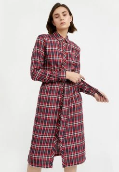 Finn Flare Damen Blusenkleid - Red