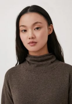 Finn Flare Damen Strickkleid - Brown -Finn Flare Verkaufsladen 62a2bb9e21d643de99fe600ee21ab05c