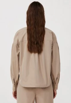 Finn Flare Damen Hemdbluse - Beige -Finn Flare Verkaufsladen 62b2ef4de4c7477086cdd32e70bac4b7