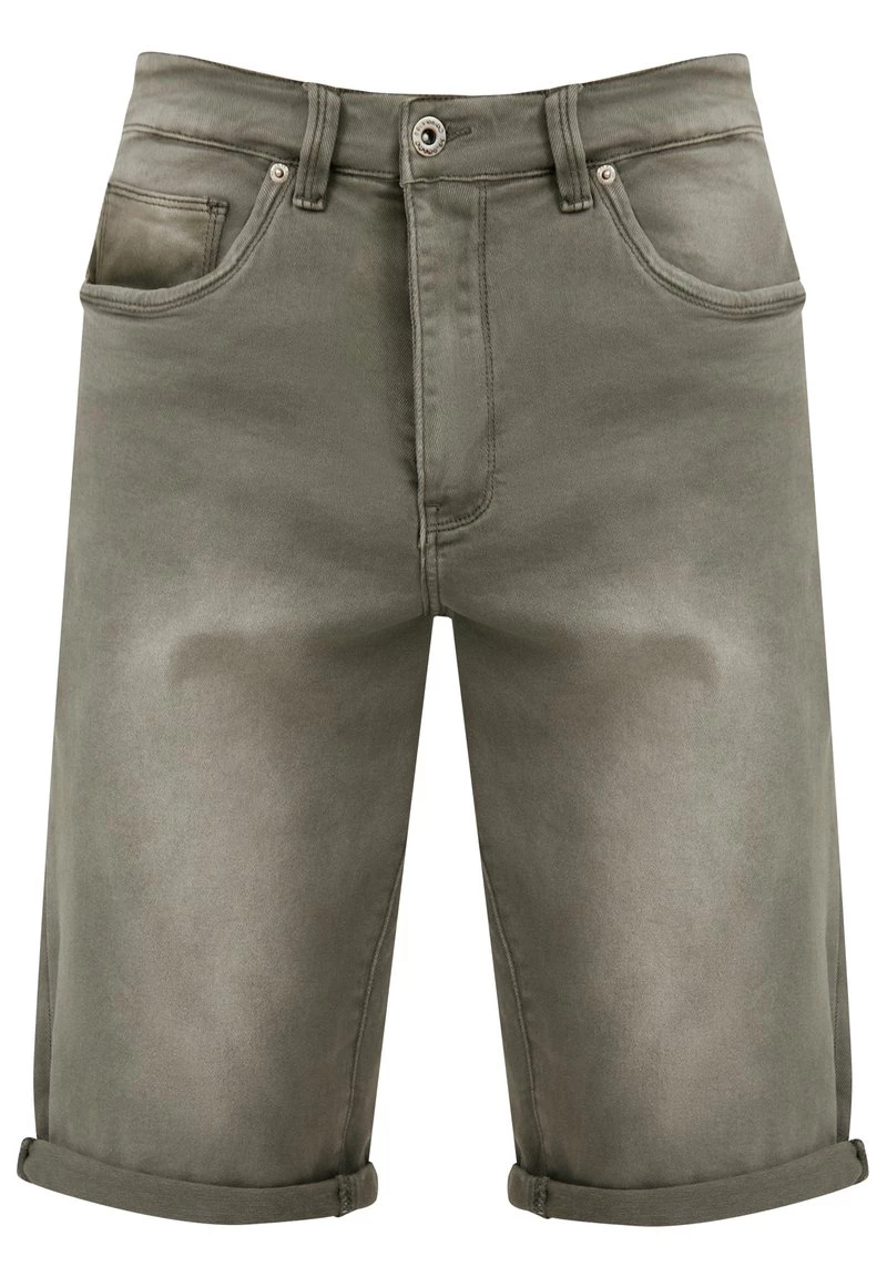 Finn Flare Herren Jeans Shorts - Dark Green 8 Finn Flare Herren Jeans Shorts - Dark Green – Bild 6