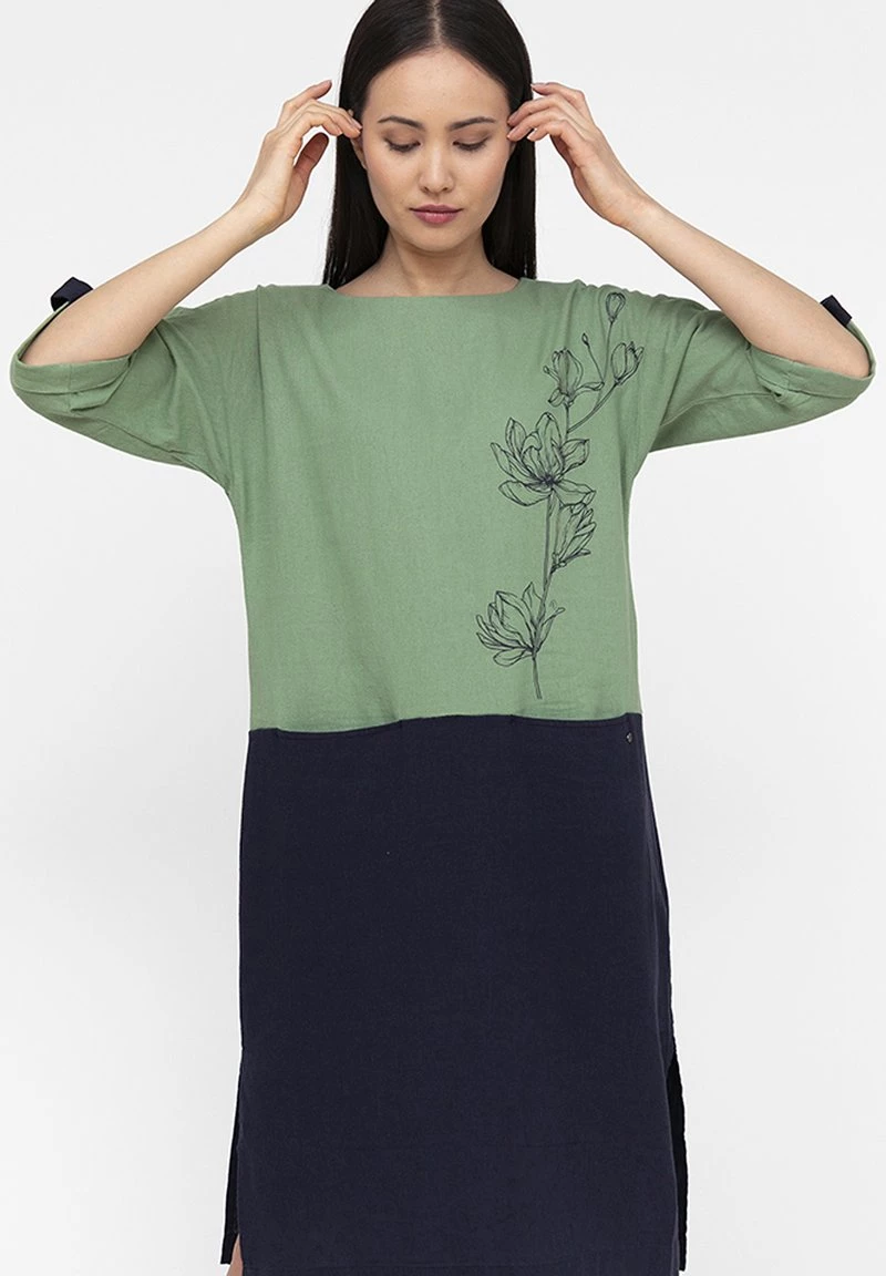 Finn Flare Damen ZWEIFARBIGEM DESIGN - Freizeitkleid - Cosmic Blue 3 Finn Flare Damen ZWEIFARBIGEM DESIGN - Freizeitkleid - Cosmic Blue