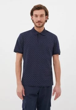 Finn Flare Herren Poloshirt - Dark Blue