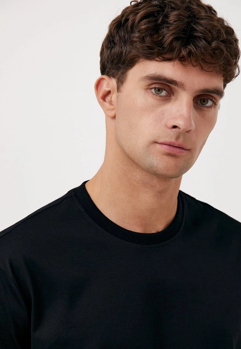 Finn Flare Herren T-Shirt Basic - Black 8 Finn Flare Herren T-Shirt Basic - Black – Bild 6