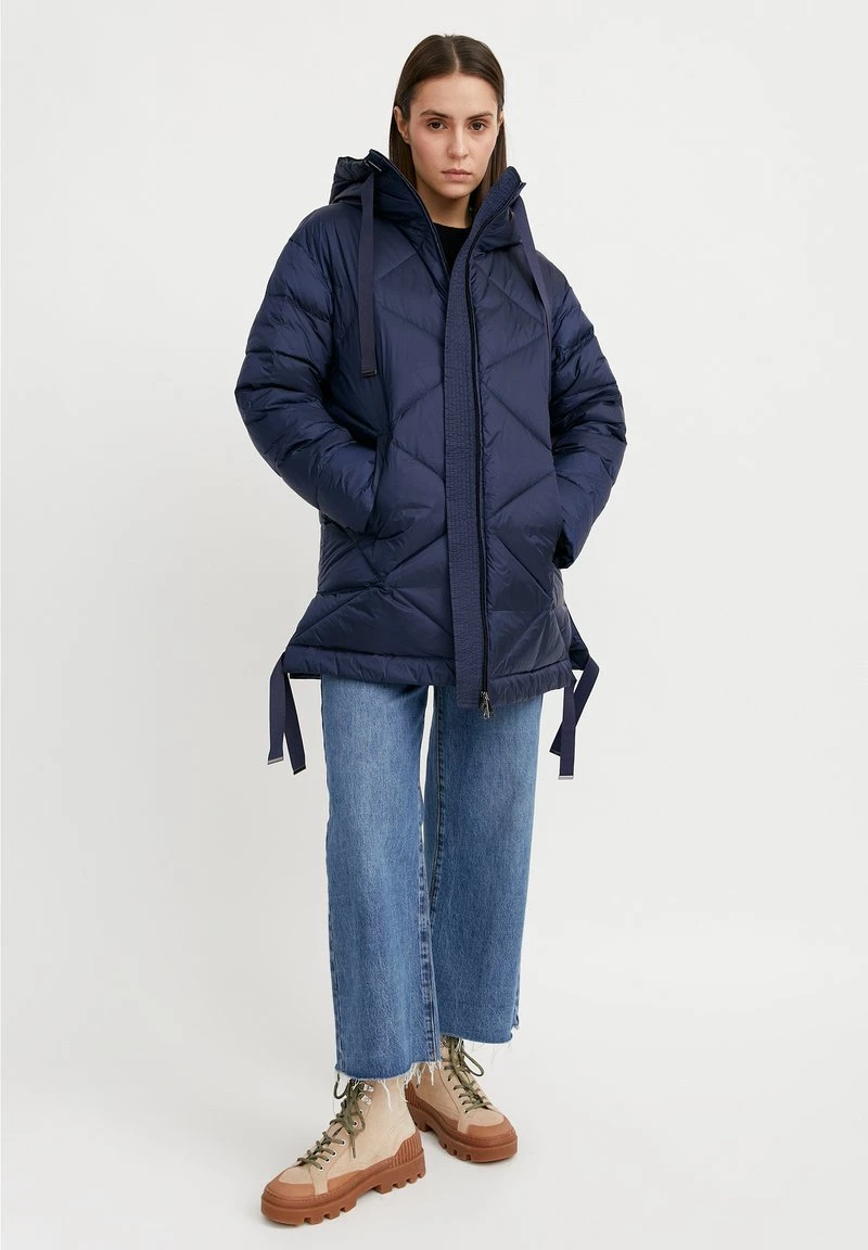 Finn Flare Damen Wintermantel - Dark Blue 4 Finn Flare Damen Wintermantel - Dark Blue – Bild 2