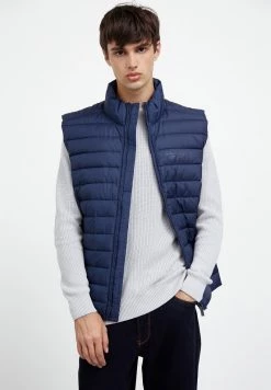 Finn Flare Herren Weste - Dark Blue