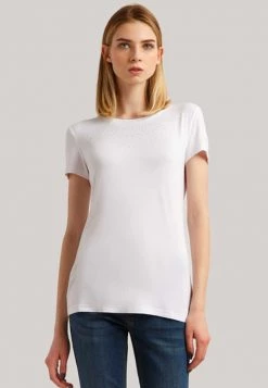 Finn Flare Damen T-Shirt Print - White