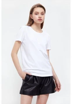 Finn Flare Damen T-Shirt Basic - White