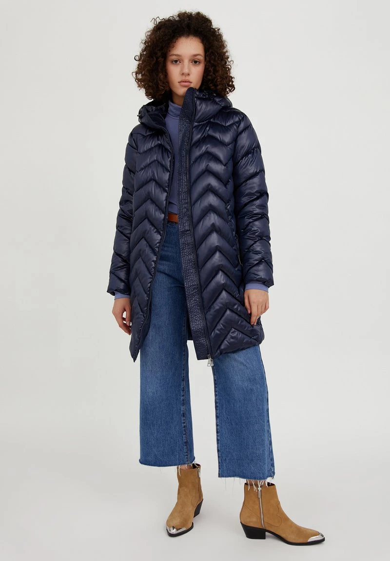 Finn Flare Damen Wintermantel - Dark Blue 4 Finn Flare Damen Wintermantel - Dark Blue – Bild 2