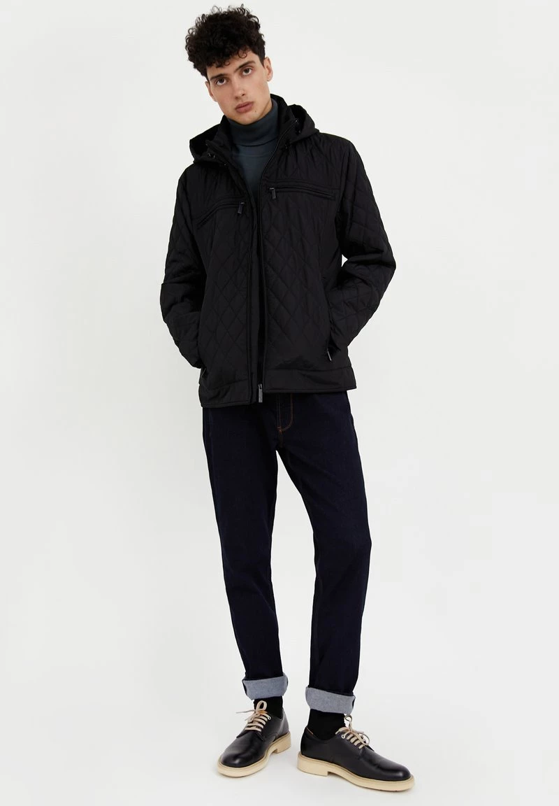 Finn Flare Übergangsjacke - Black | Herren 4 Finn Flare Übergangsjacke - Black | Herren – Bild 2