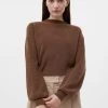 Finn Flare Damen Strickpullover - Dark Beige 2 Finn Flare Damen Strickpullover - Dark Beige -Finn Flare Verkaufsladen 6423d029b44546fdb96bde3b6a946ff1