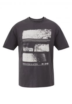 Finn Flare Herren T-Shirt Print - Dark Grey -Finn Flare Verkaufsladen 642b3b09d29545f195c605ef1c856370