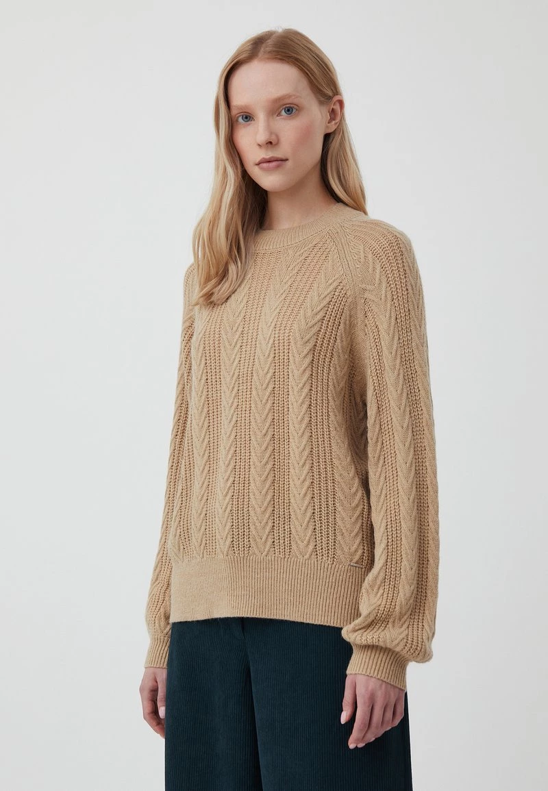 Finn Flare Strickpullover - Dark Beige | Damen 8 Finn Flare Strickpullover - Dark Beige | Damen – Bild 6