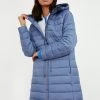 Finn Flare Damen Wintermantel - Light Blue